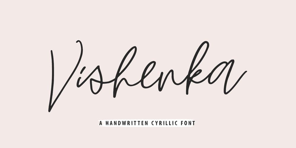 Vishenka font