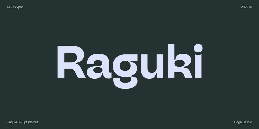 Raguki font