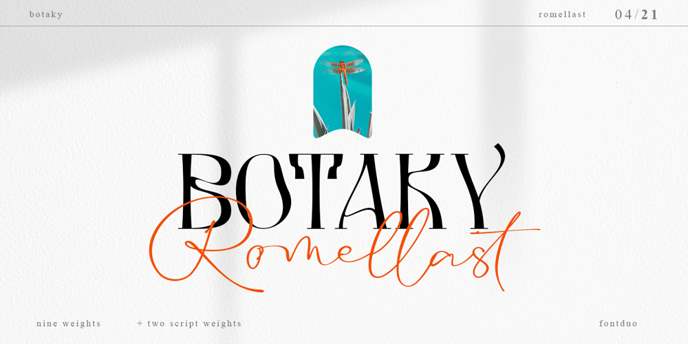 Botaky font