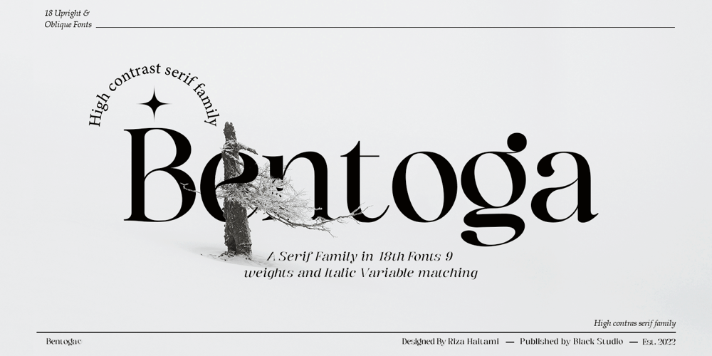 Bentoga font