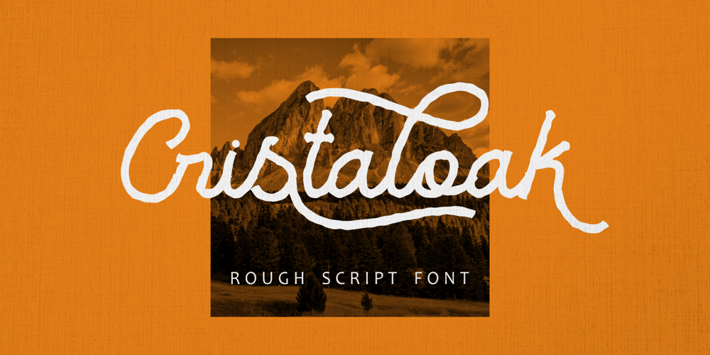 Cristaloak font