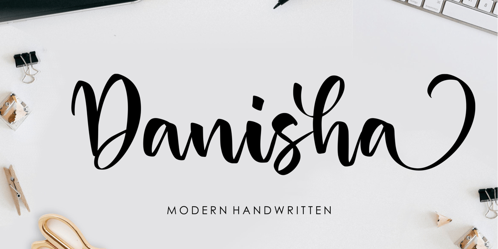 Danisha font