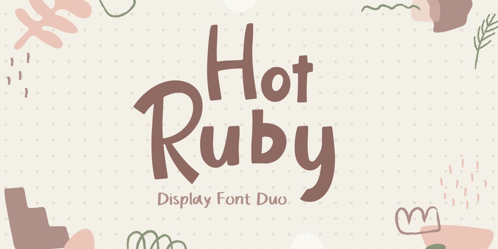 Hot Ruby font