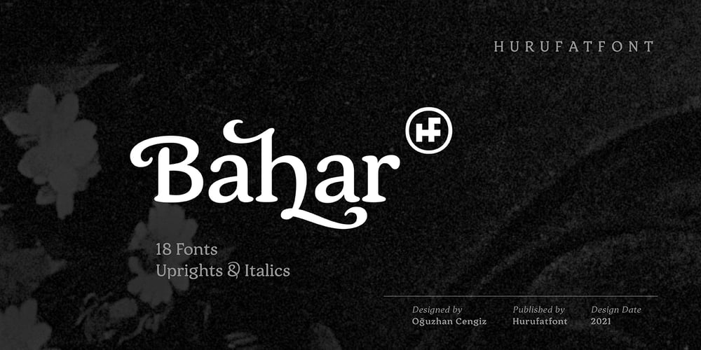 Bahar font