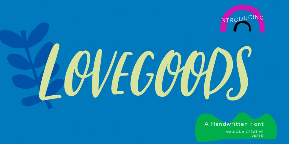 Lovesgoods font