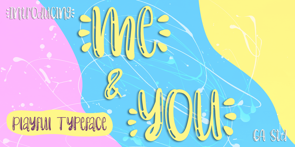 Me & You font