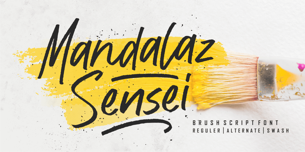 Mandalaz Sensei font