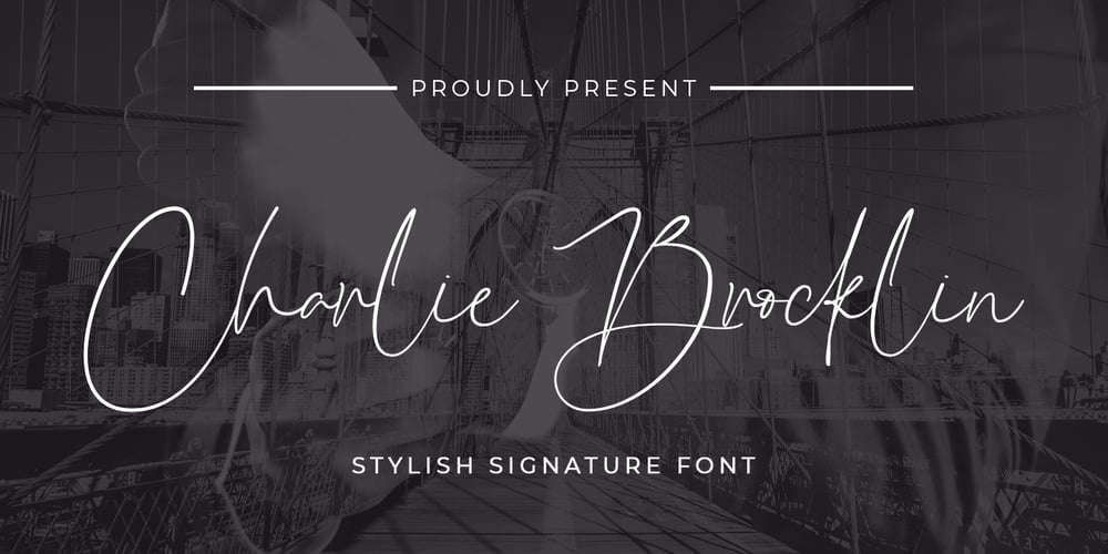Charlie Brocklin font