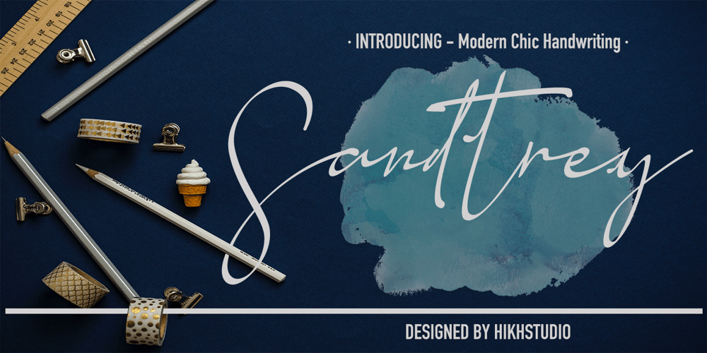 Sandtrey font