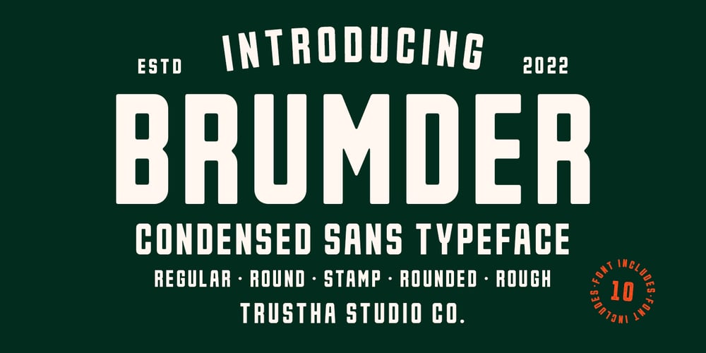 Brumder font