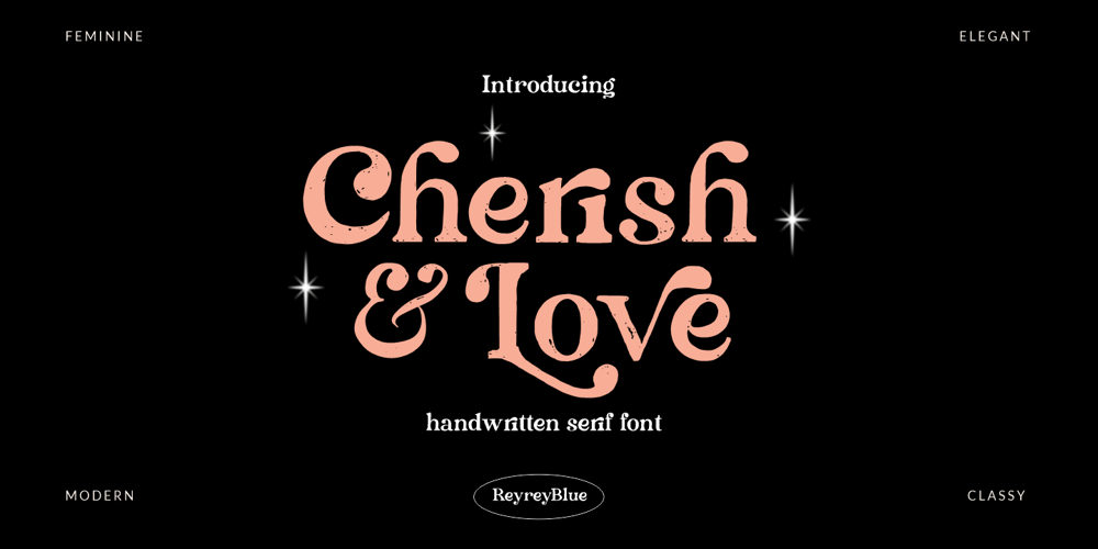 Cherish & Love font
