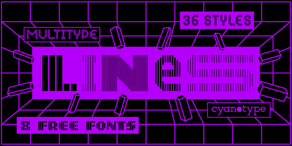 MultiType Lines font