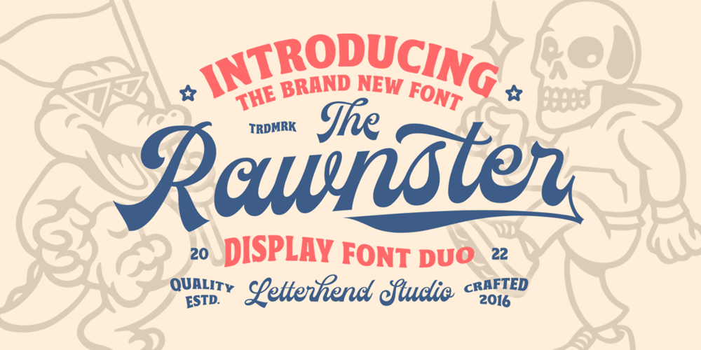 Rawnster Font Duo font