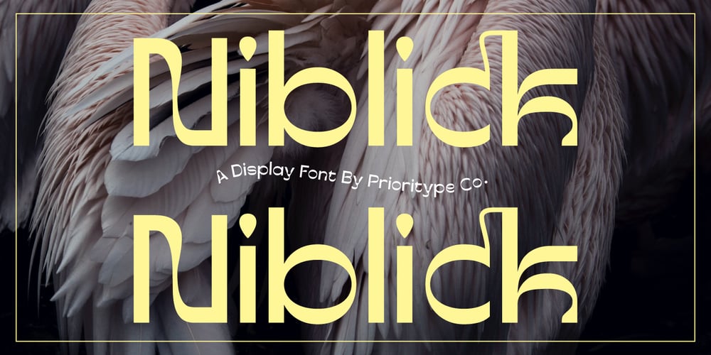 Niblick font