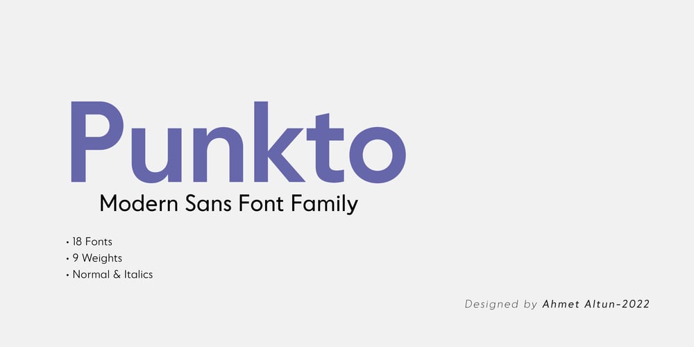 Punkto font
