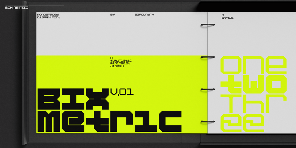 Bix Metric font