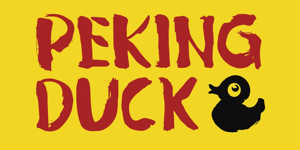 Peking Duck font