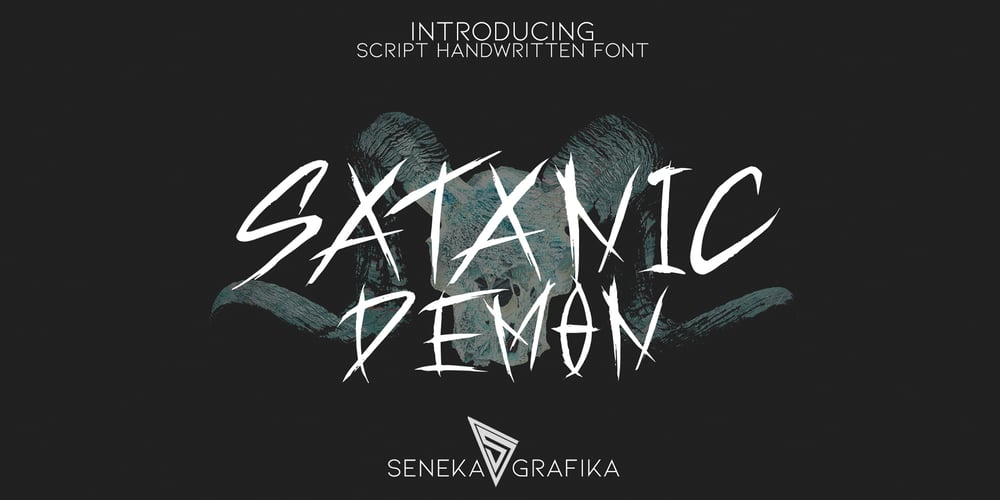 Satanic Demon font