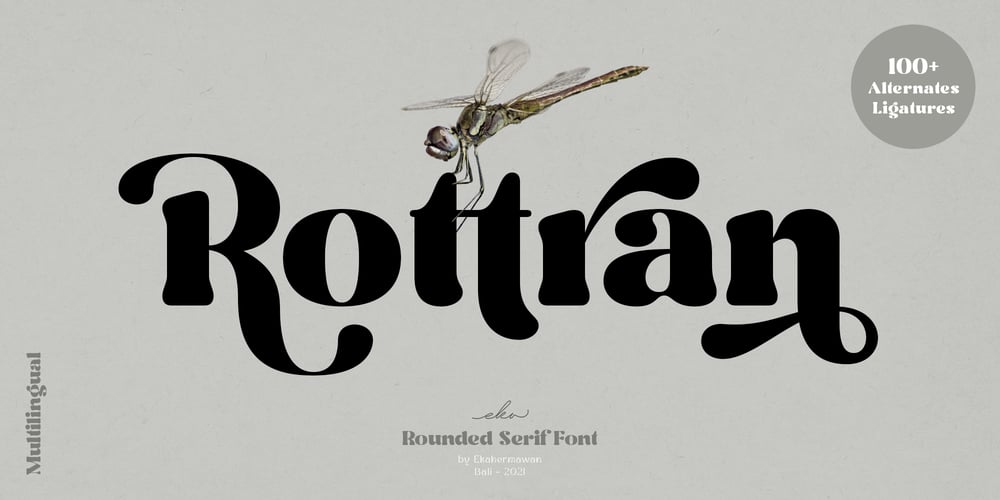 Rottran font