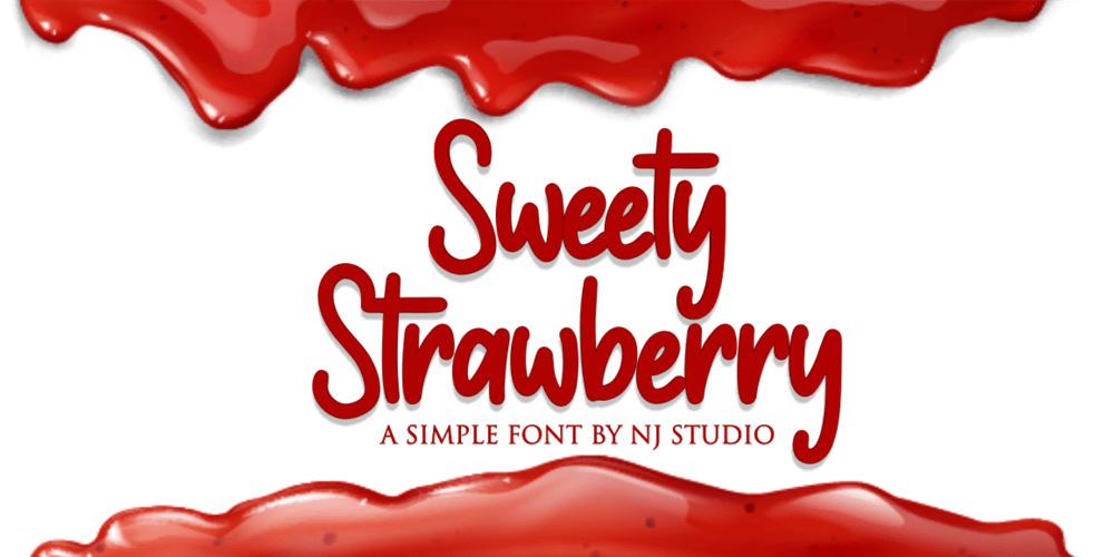 Sweety Strawberry font