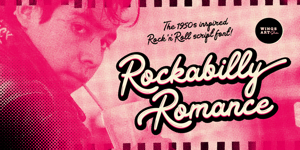 Rockabilly Romance font