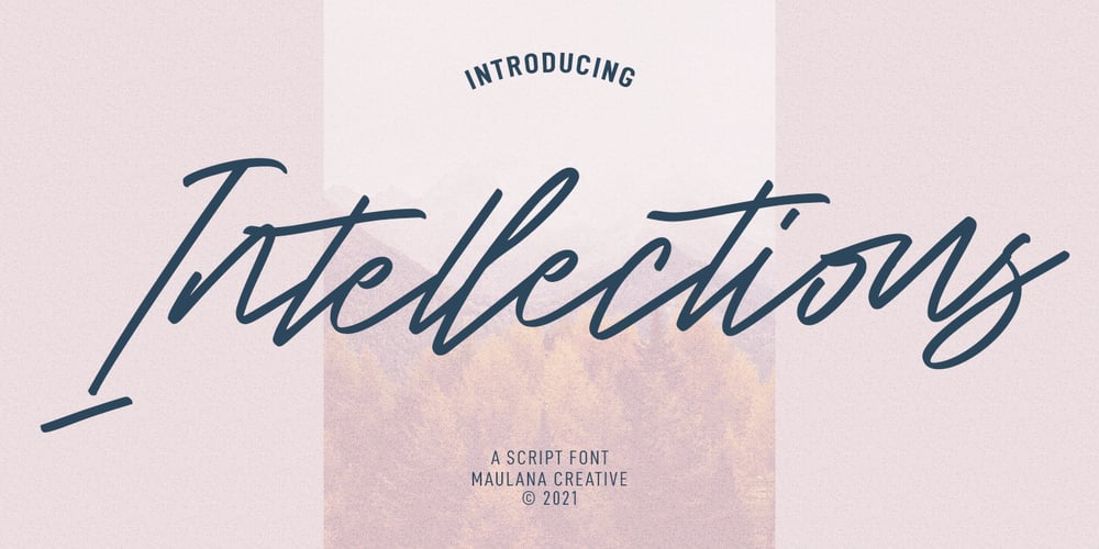 Intellections font