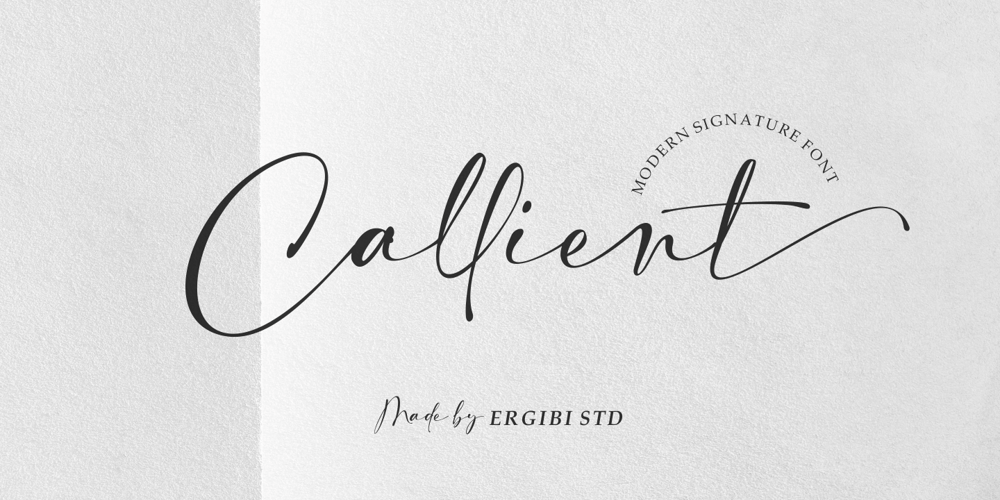 Callient font