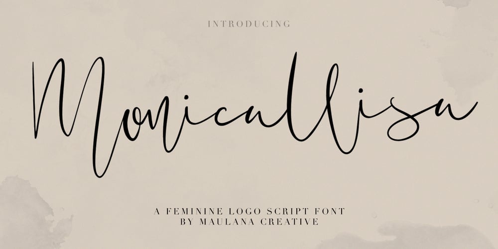 Monicallisa font