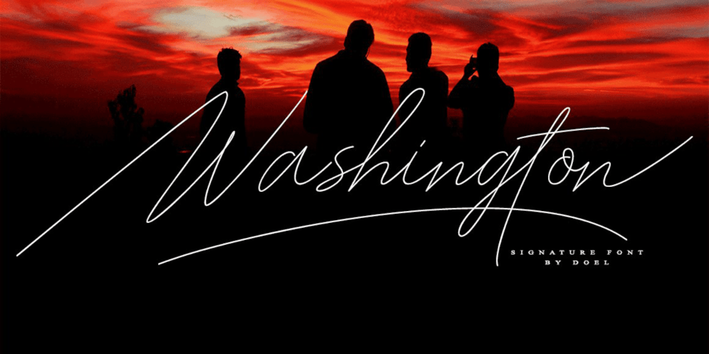 Washington Mono Line font