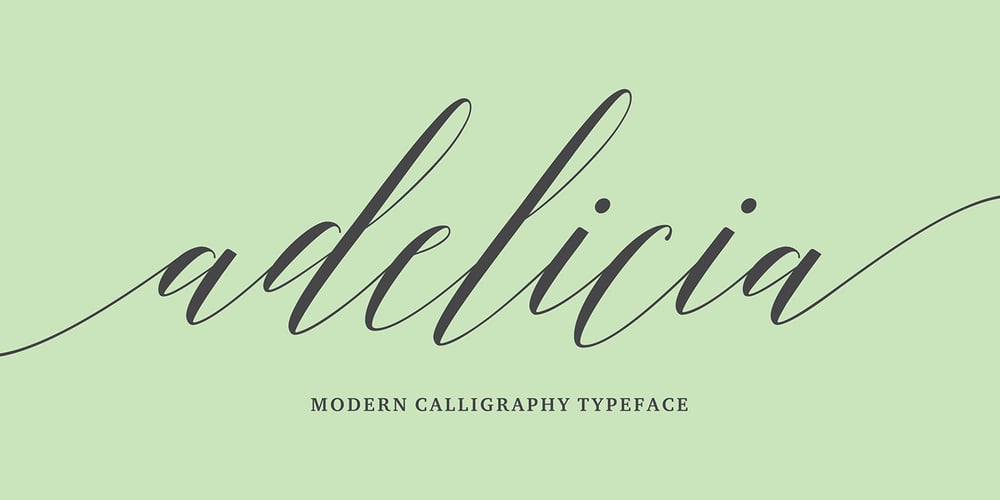 Adelicia Script font