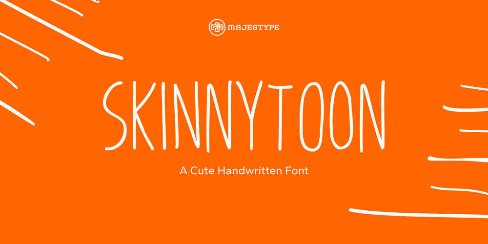 Skinnytoon font