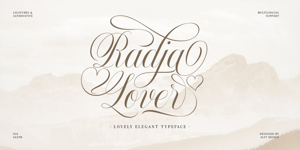 Radja Lover font