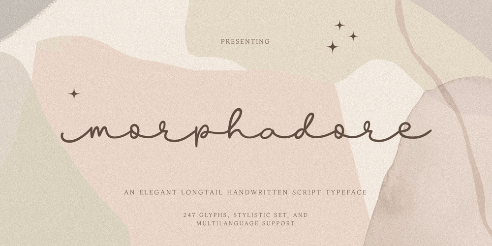 Morphadore font