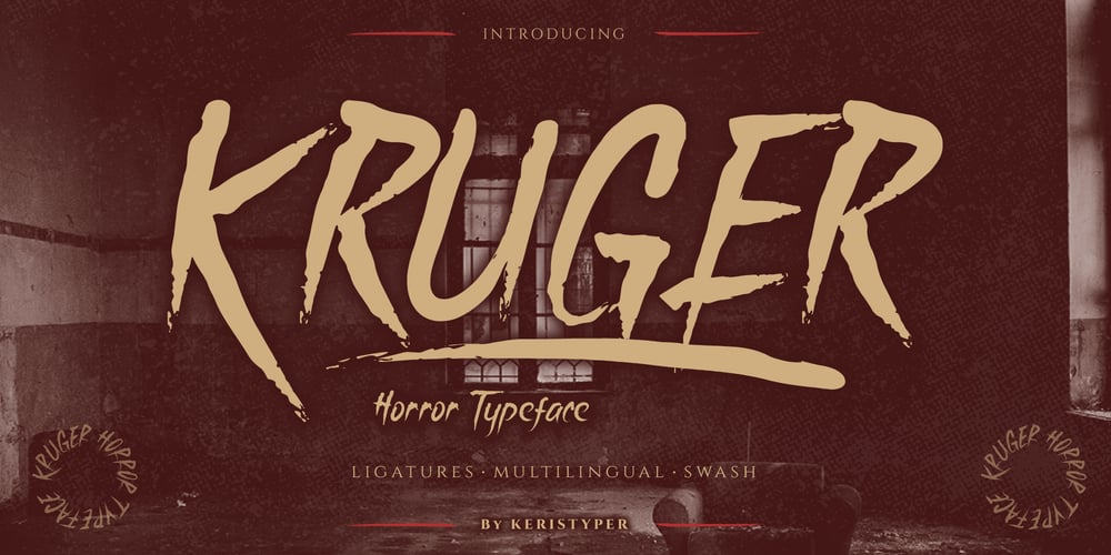 Kruger font
