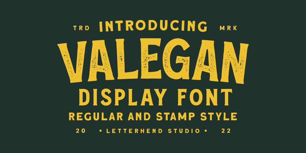 Valegan font