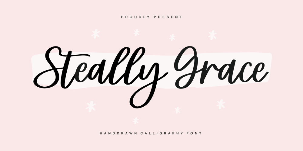 Steally Grace font