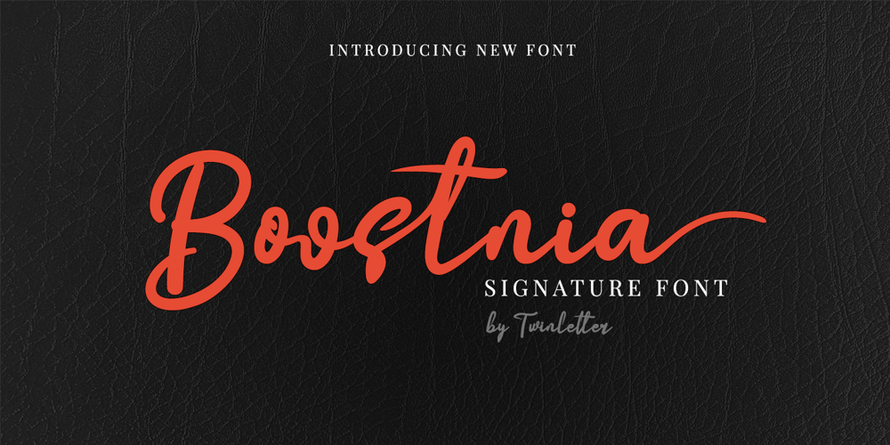 Boostnia font