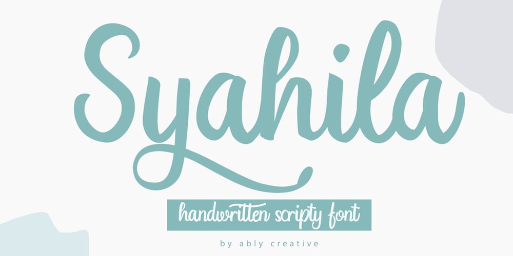 Syahila font