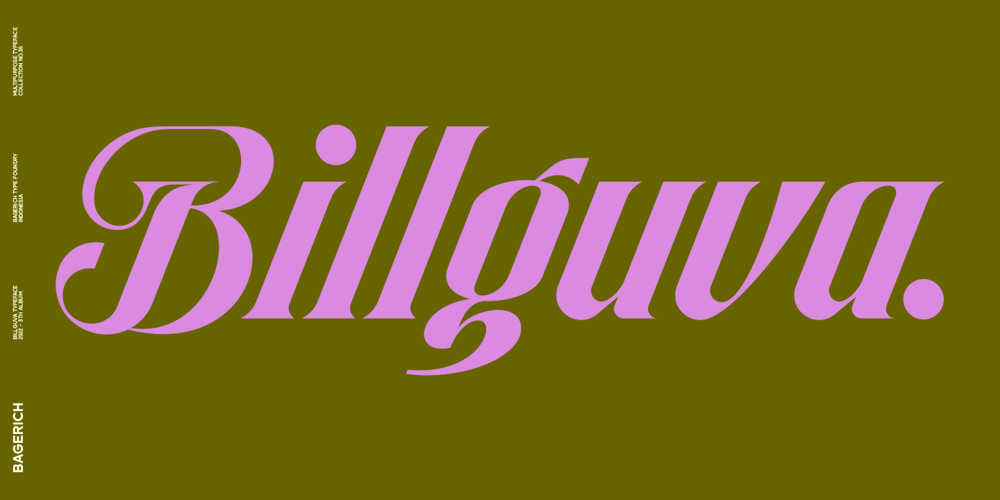 Billguva font