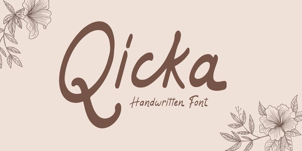 Qicka font