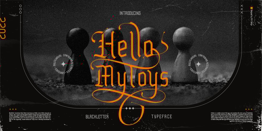 Hello Mytoys font