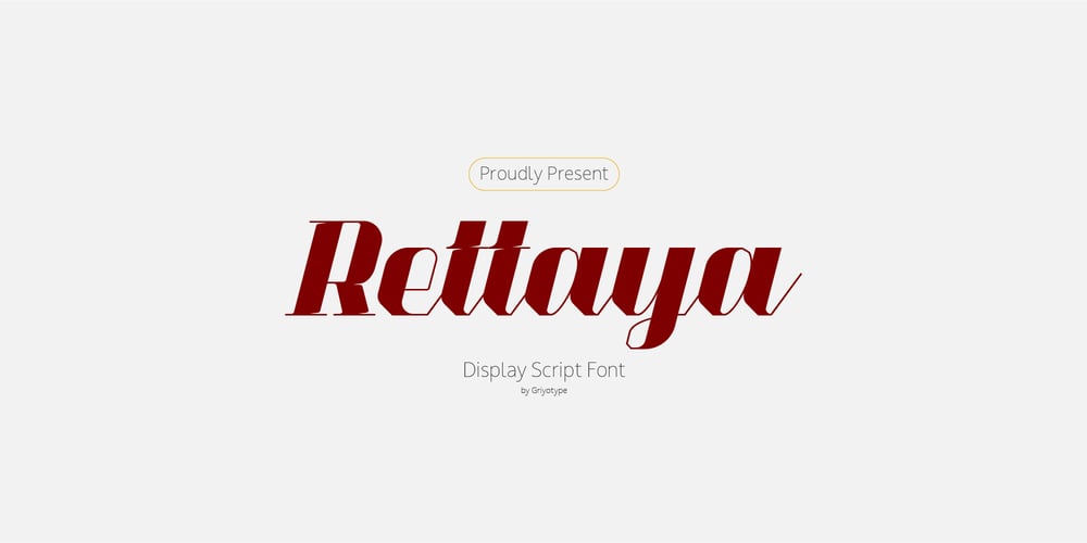 Rettaya font