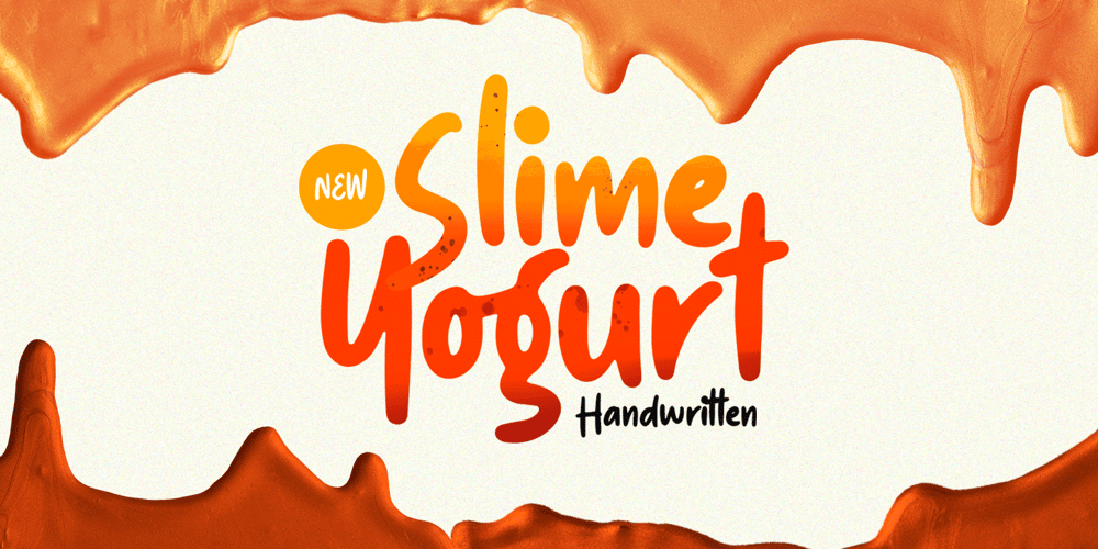 Slime Yogurt font