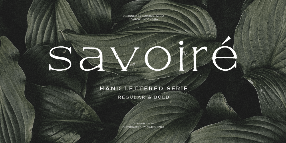 Savoire font