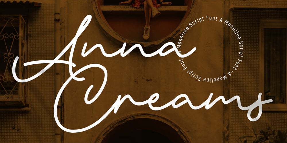 Anna Creams font