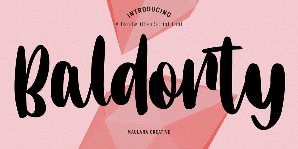 Baldorty font
