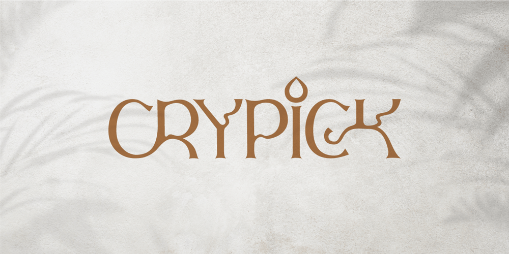 Crypick font