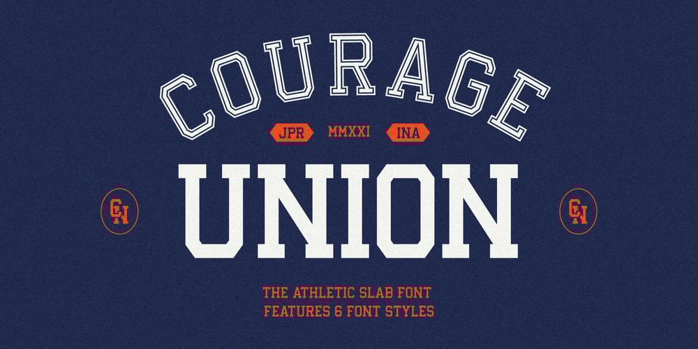 Courage Union font