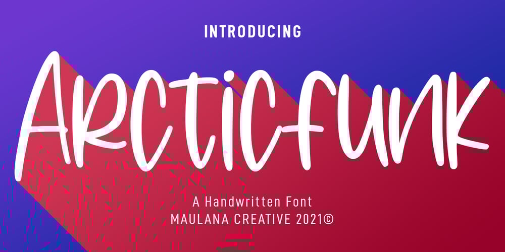 Arcticfunk font