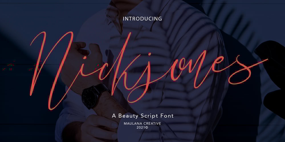 Nickjones font